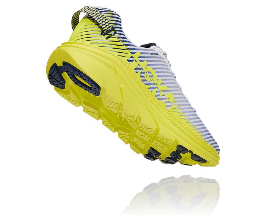 Hoka One One Løbesko Herre - Rincon 2 - Hvide/Blå - 903684KNB